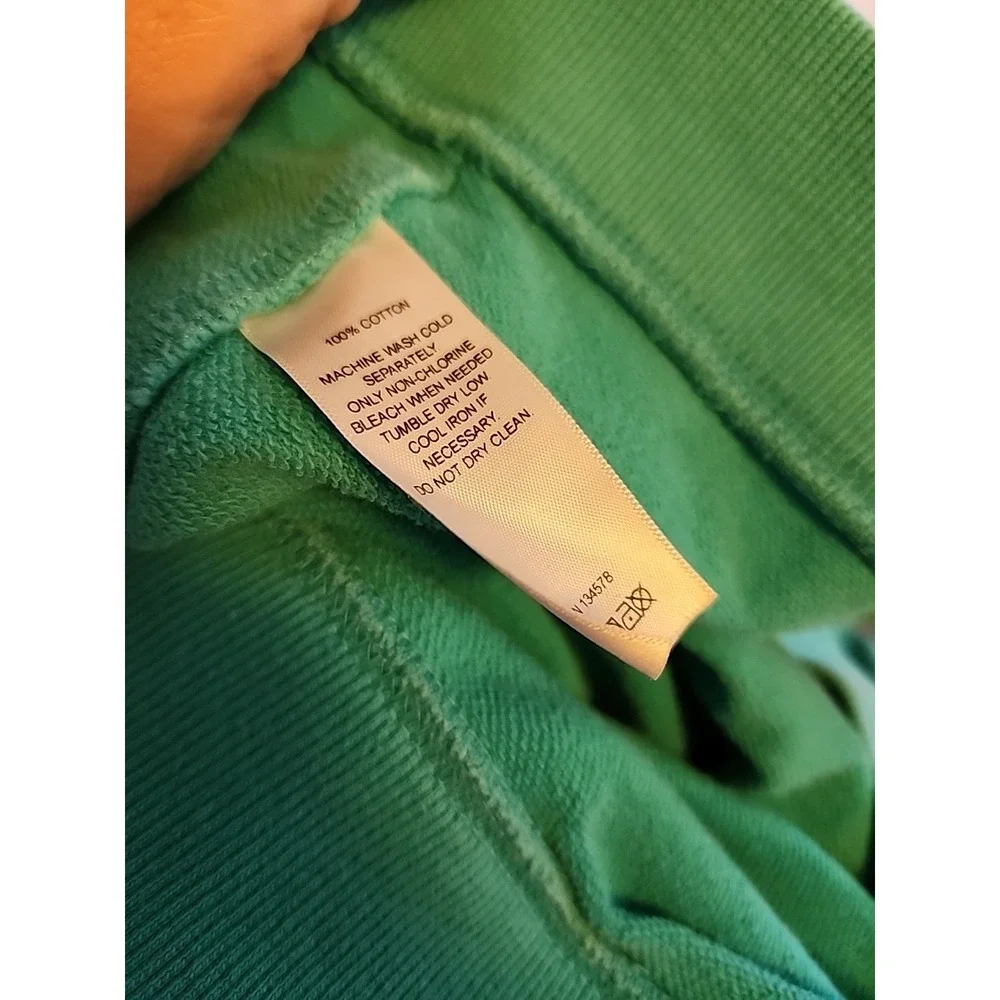 Vineyard Vines Shep Shirt S‎ Small Teal With Gray panel Performance Pullover - Picture 11 of 11